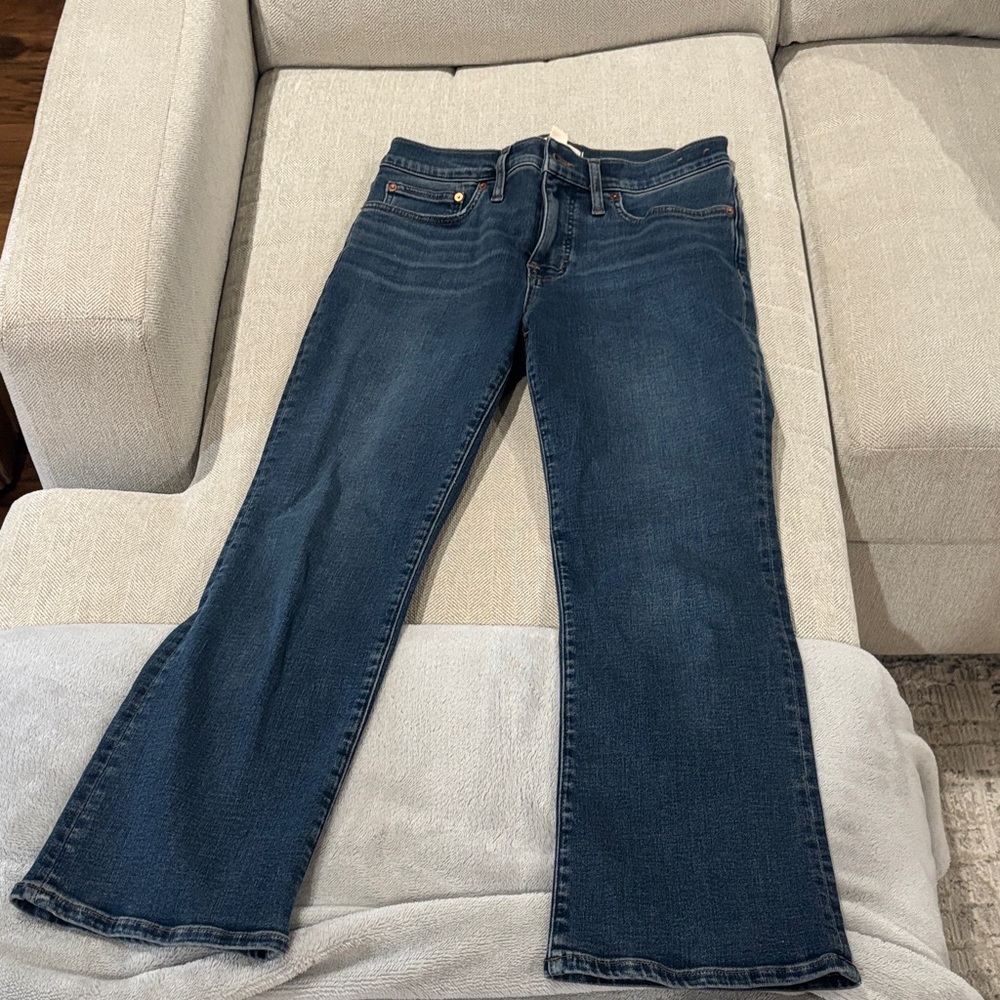 Madewell Dark Blue Flare Jeans